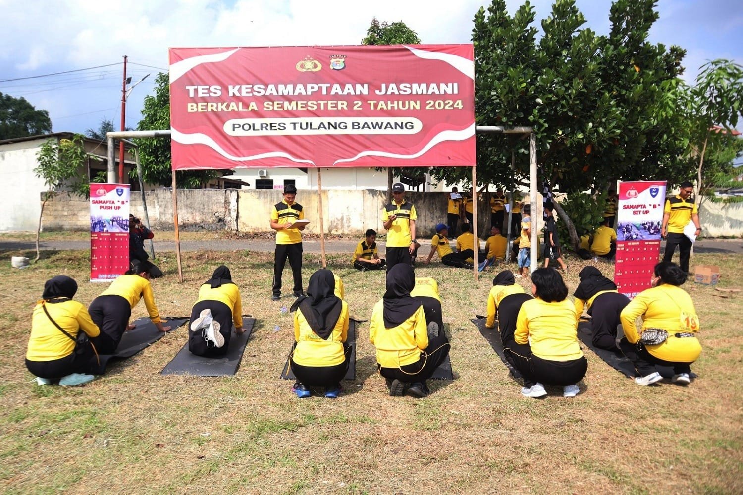 Polres Tulang Bawang Gelar TKJ Berkala di Lapangan Bhayangkara, AKBP James Paparkan Tujuannya